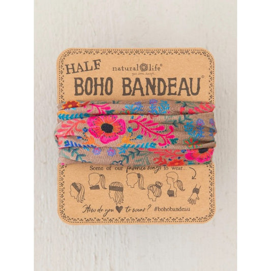 Boho Bandeau Half Rustic Daisy