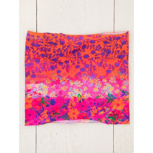 Boho Bandeau Half Pink Om Border
