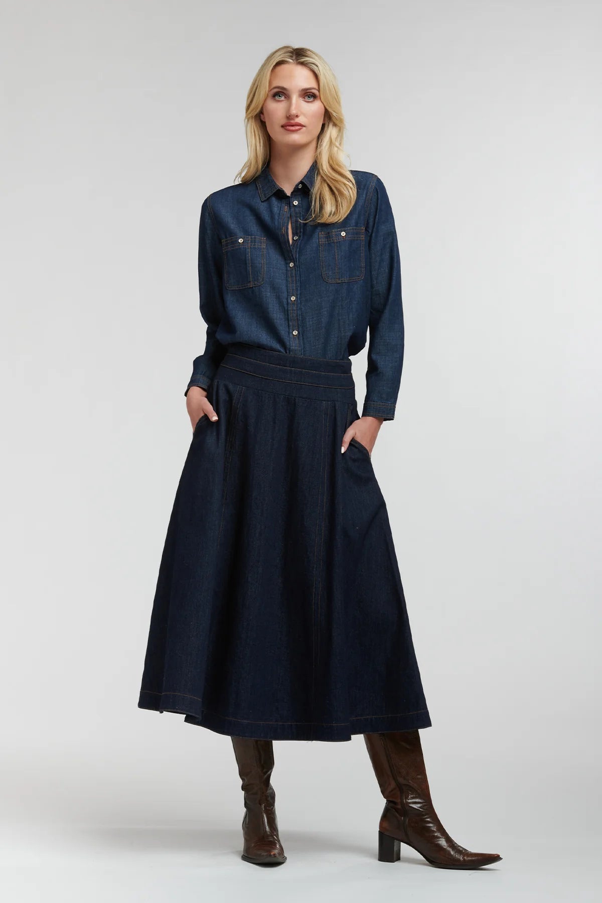 Dakota Denim Skirt
