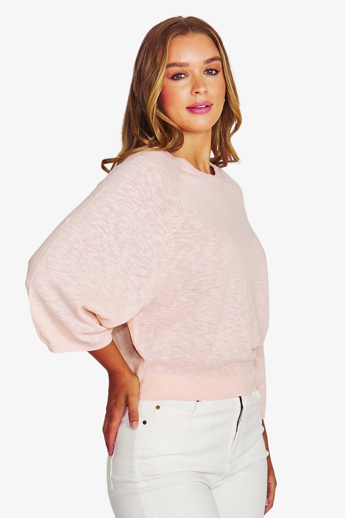 Batwing Knit Top Petal
