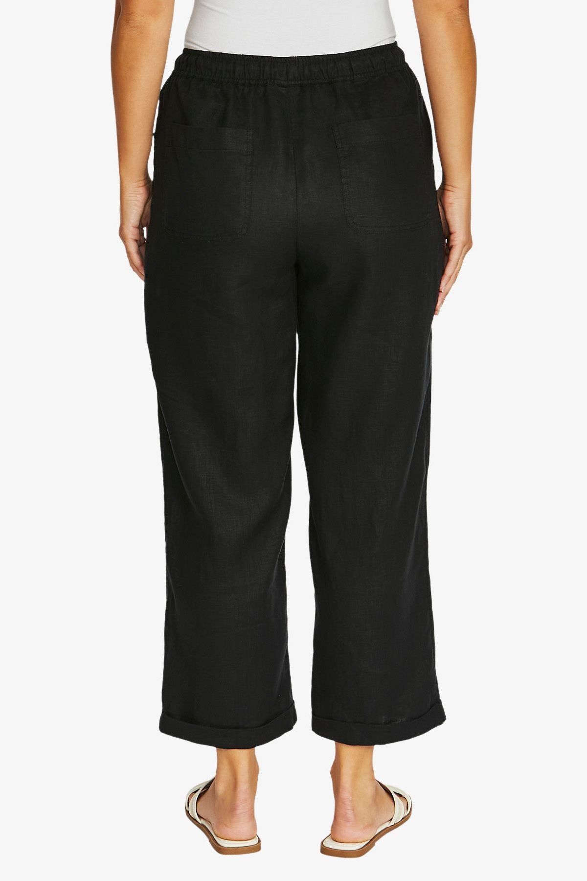 Relaxed Drawstring Pant Black
