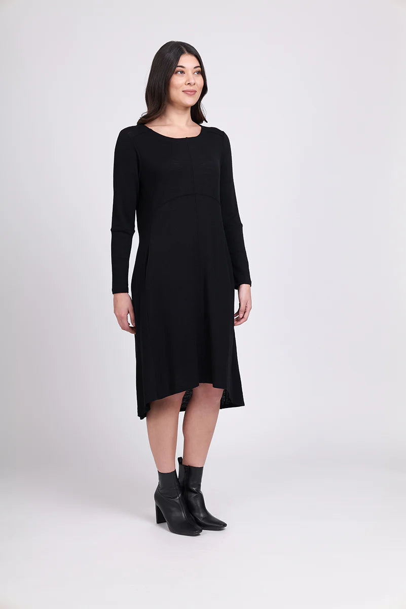 Swipe Right Dress Black