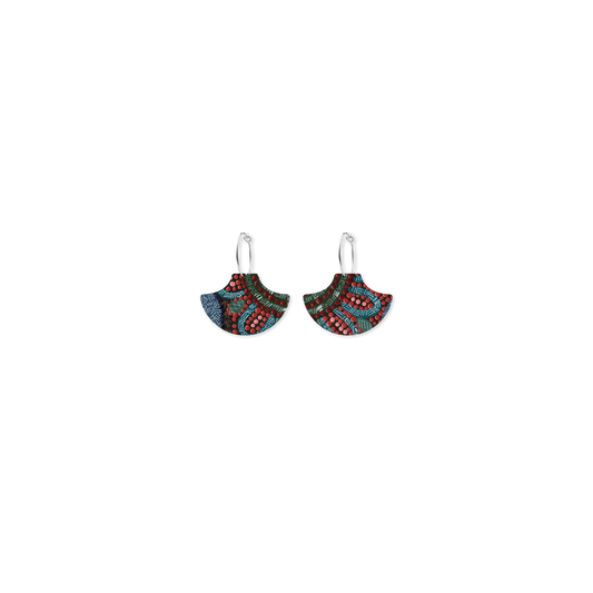 Jellurgal Generations Pagoda Hoop Earring