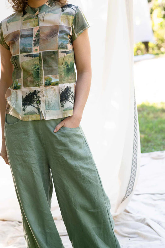 Ollie Pant Mineral Green