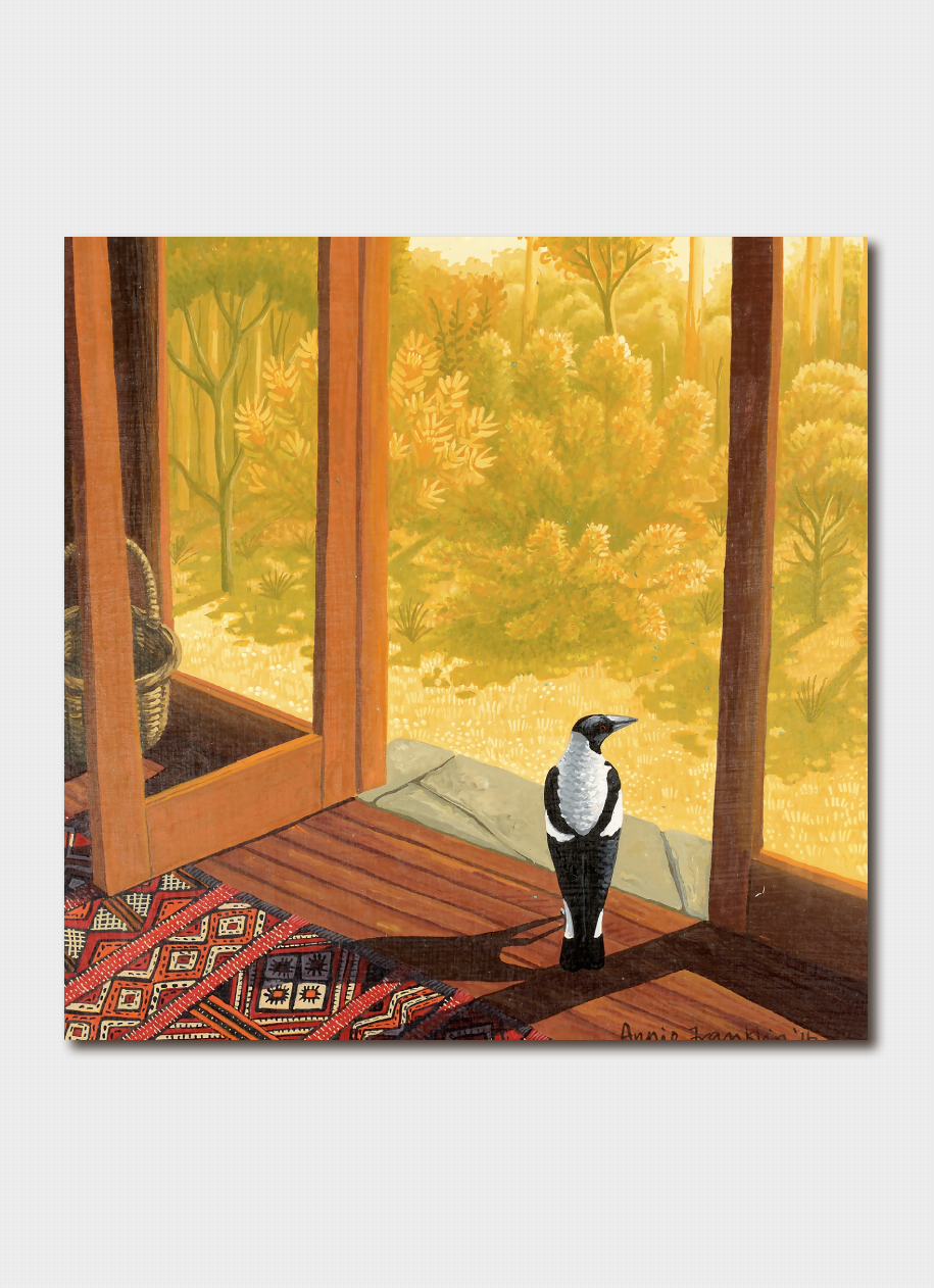 Autumn Morning with Magpie