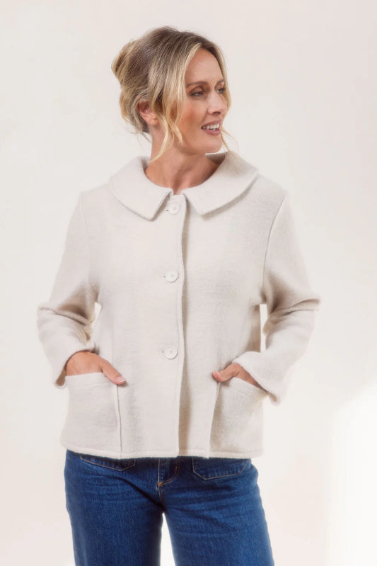 Audrey Collar Jacket Cream