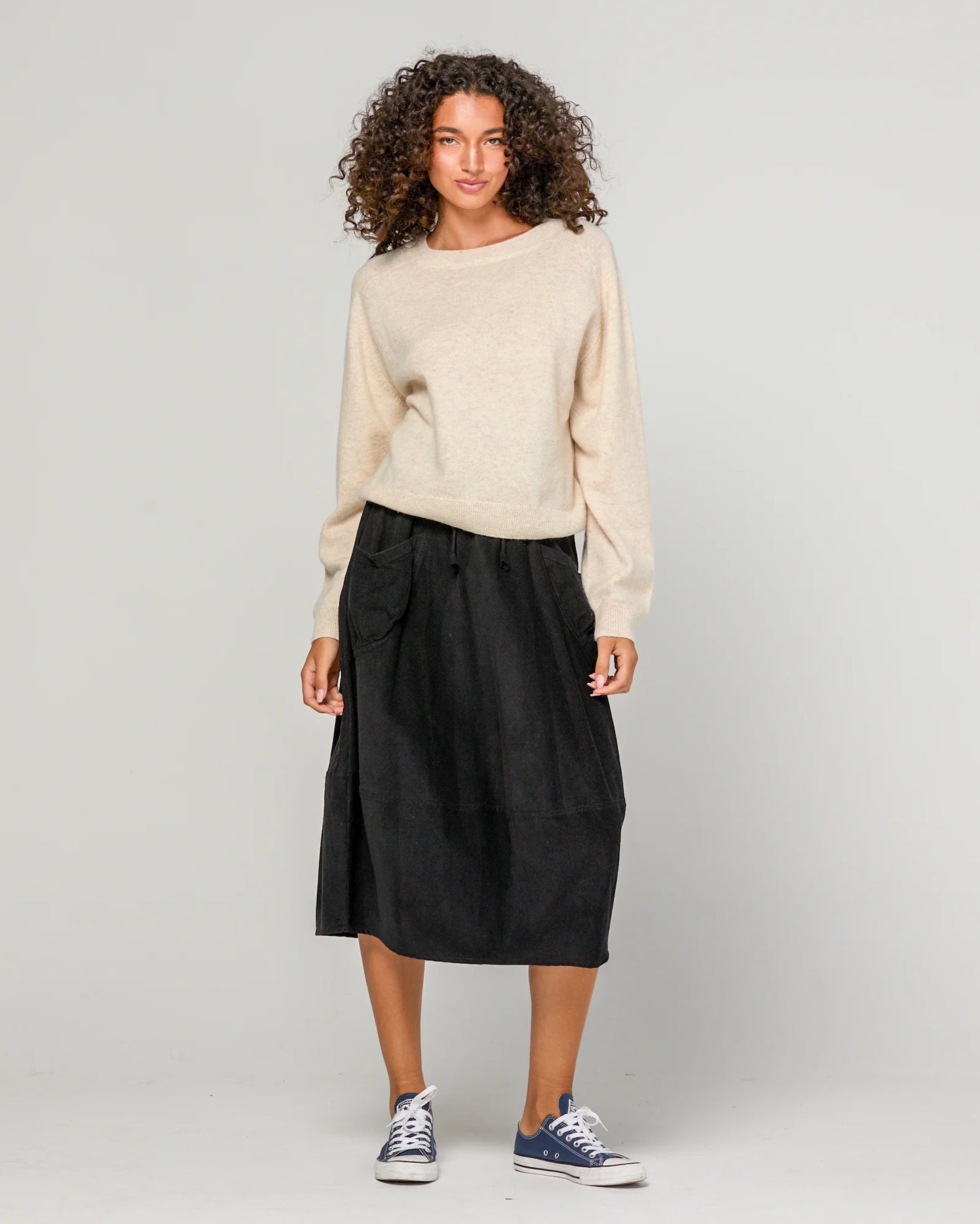 Cord Guru Skirt Black