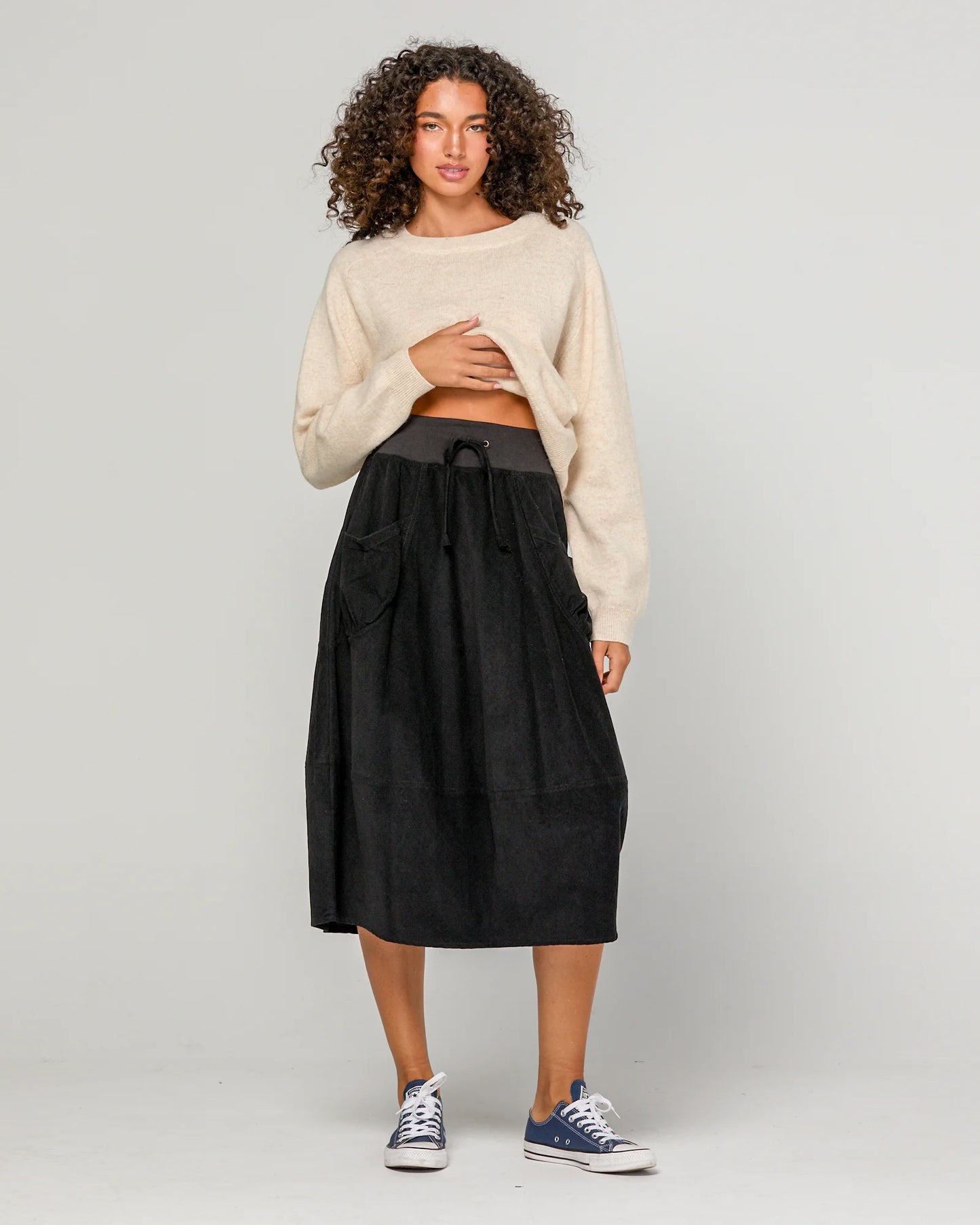 Cord Guru Skirt Black