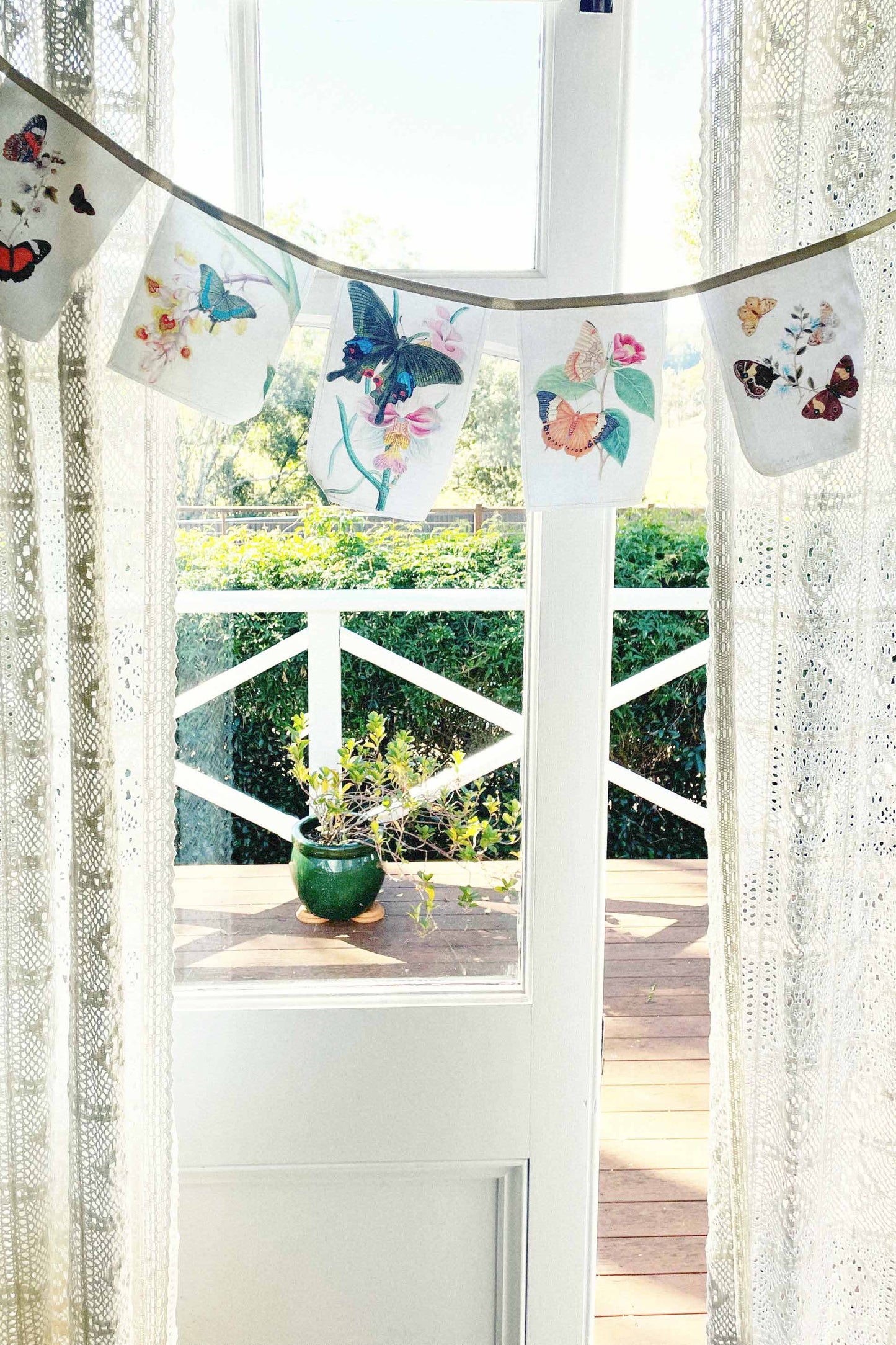 Lazybones Butterfly Garland Organic Cotton