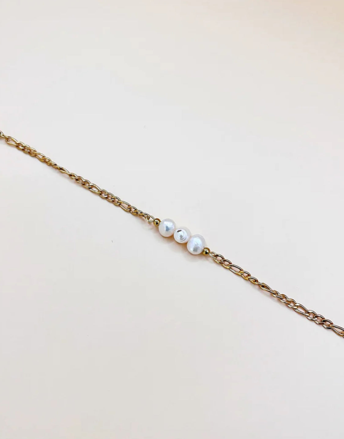 Capri Pearl Bracelet Gold