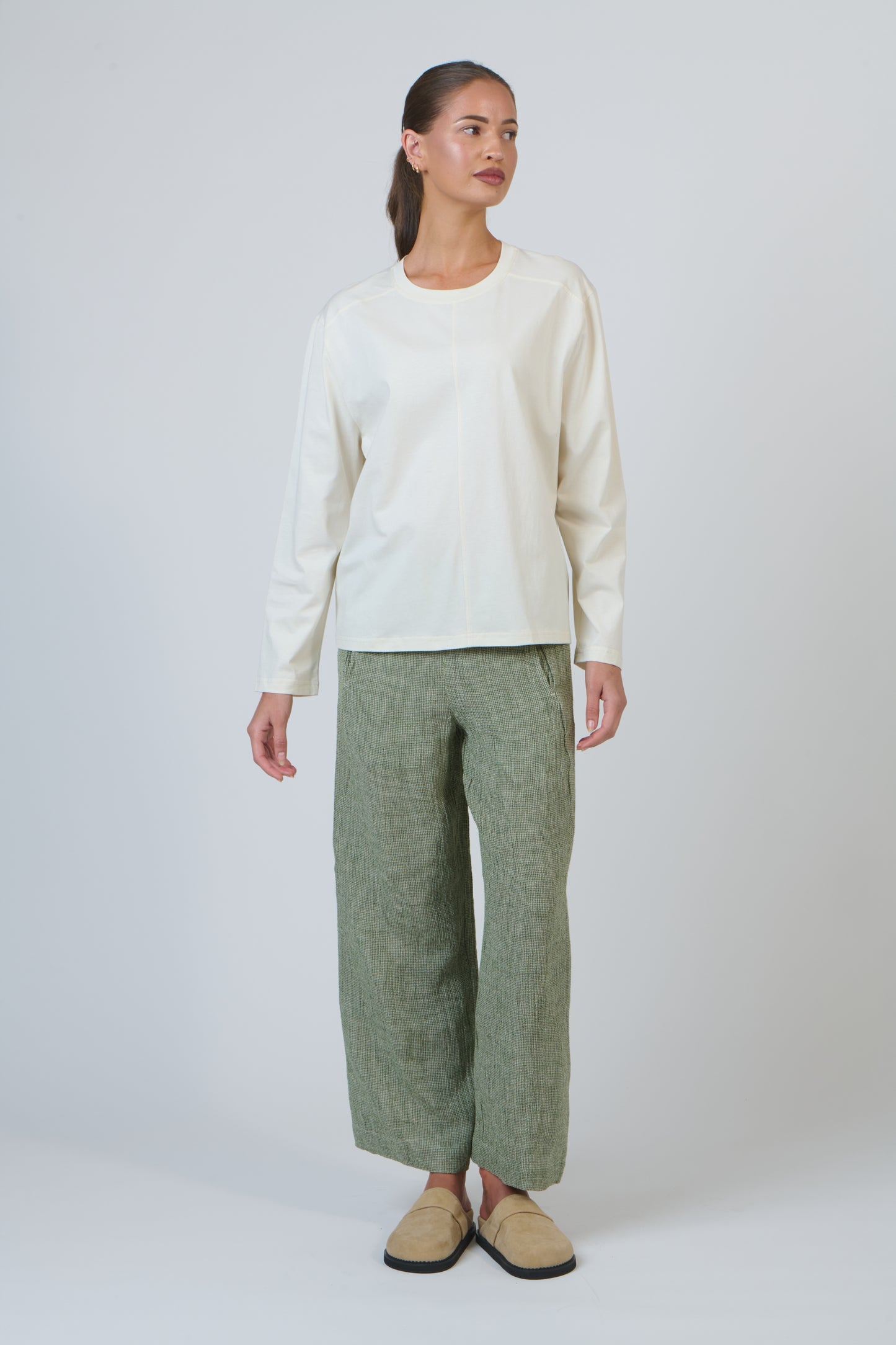 Linen Trousers Oregano