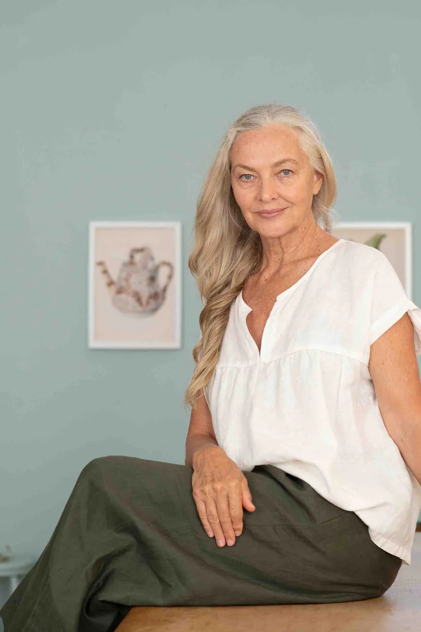 Lazybones Julia Top Warm White