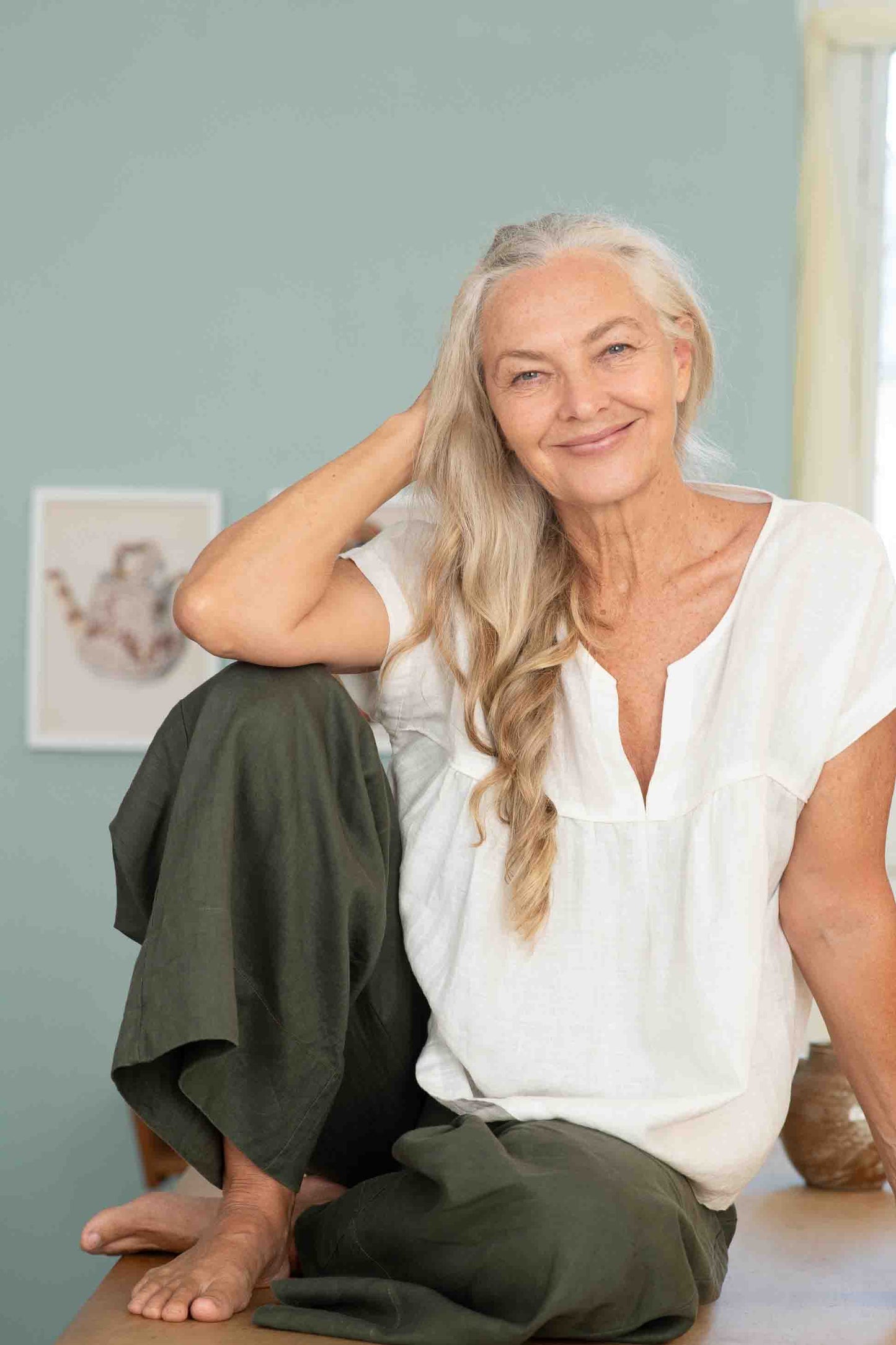 Lazybones Julia Top Warm White