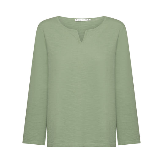 Kajsa Long Sleeve T-Shirt - Khaki