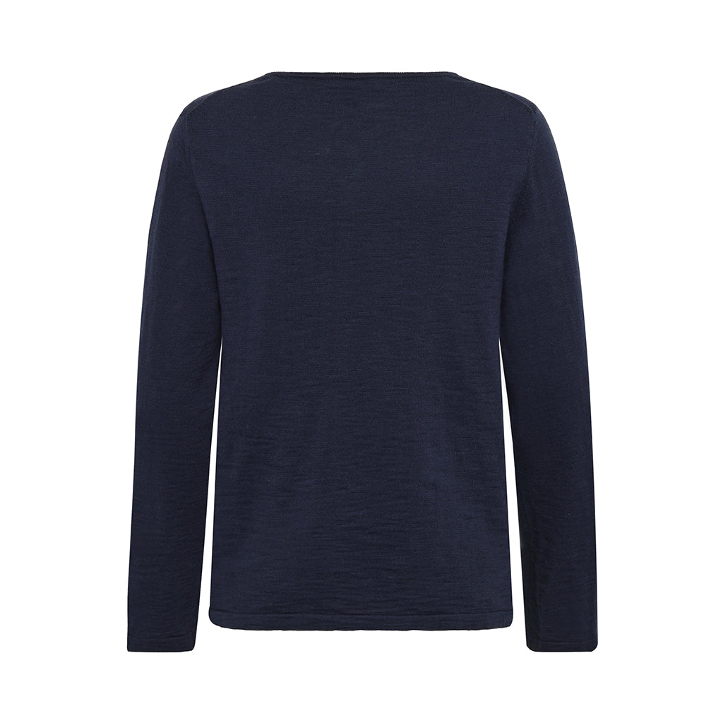 Kajsa Long Sleeve T-Shirt - Navy