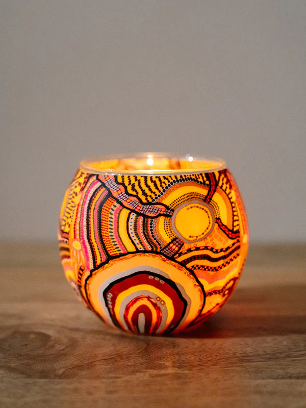 Koh Indigenous Journeys In The Sun Tealight candle Holder