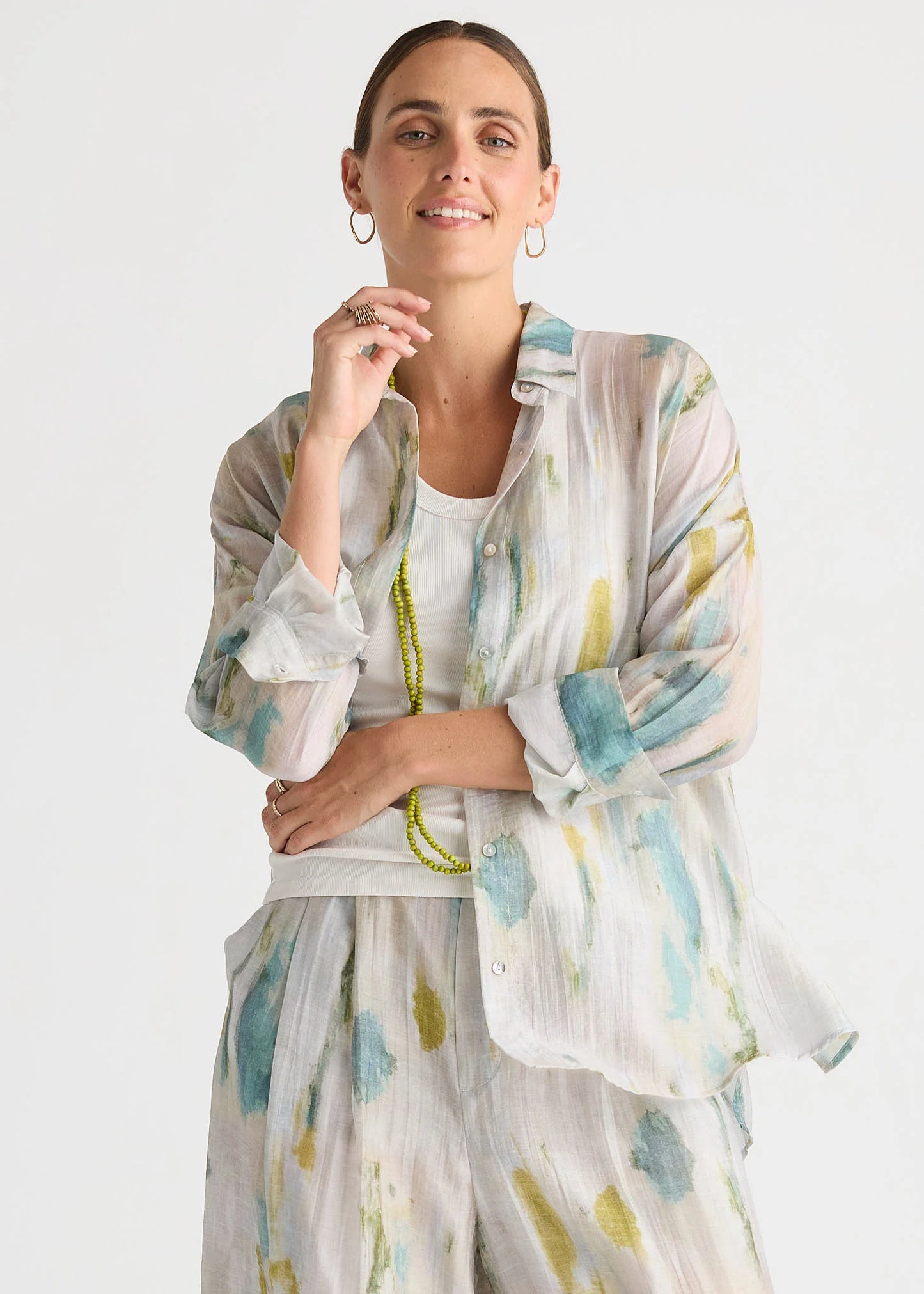 LC8885 Print Shirt MIRAGE