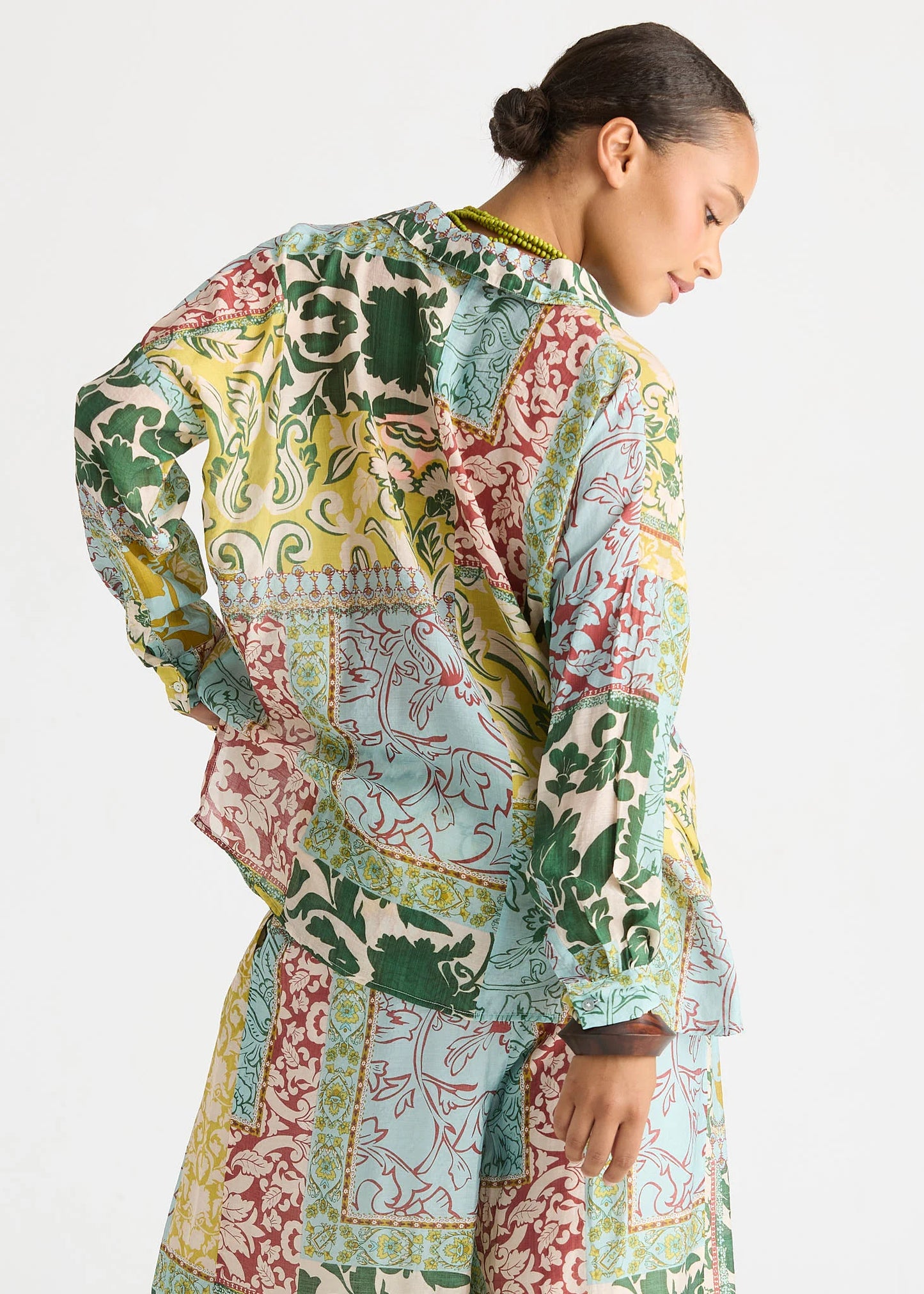 Relaxed Print Shirt Mosaic