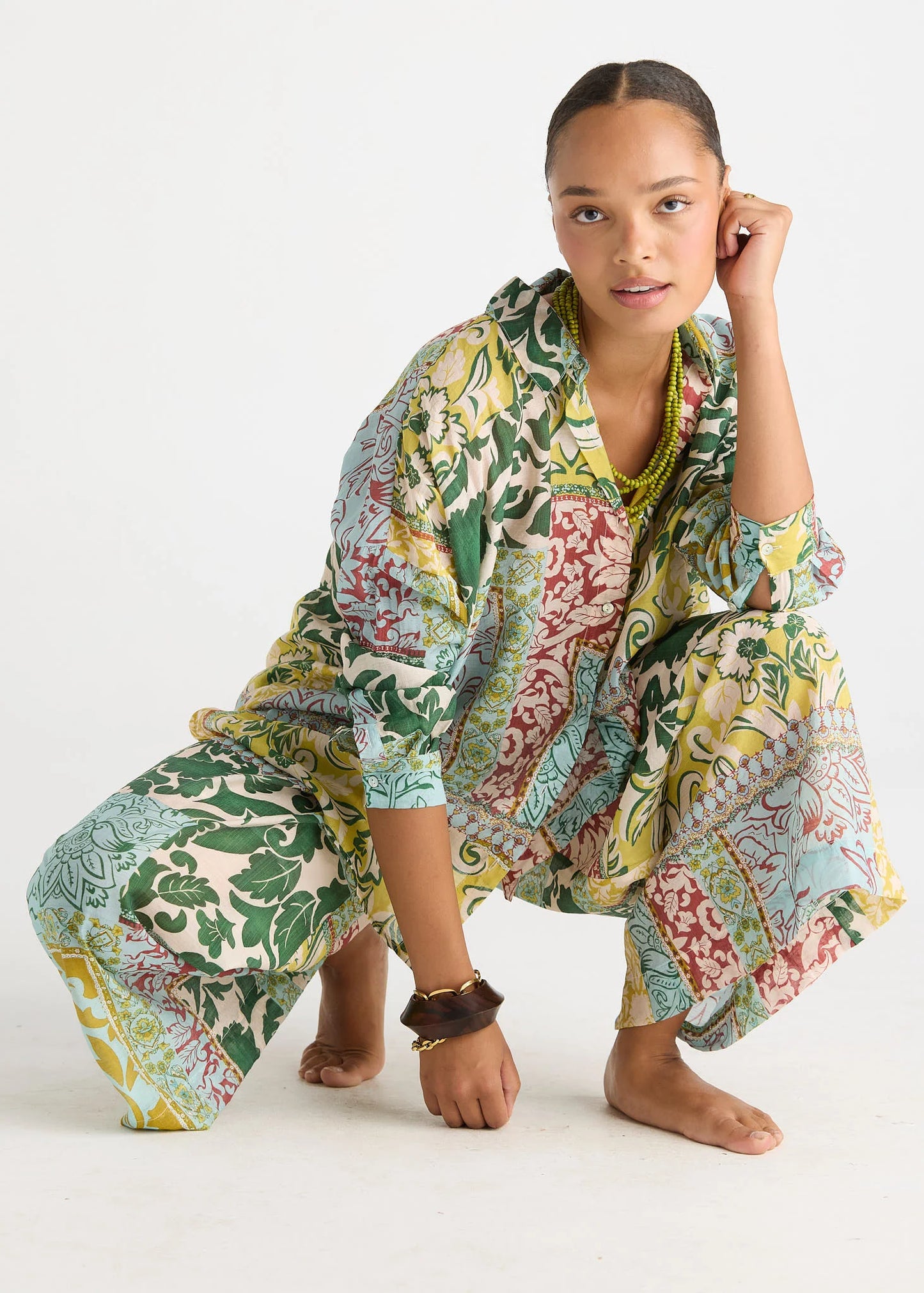Relaxed Print Shirt Mosaic