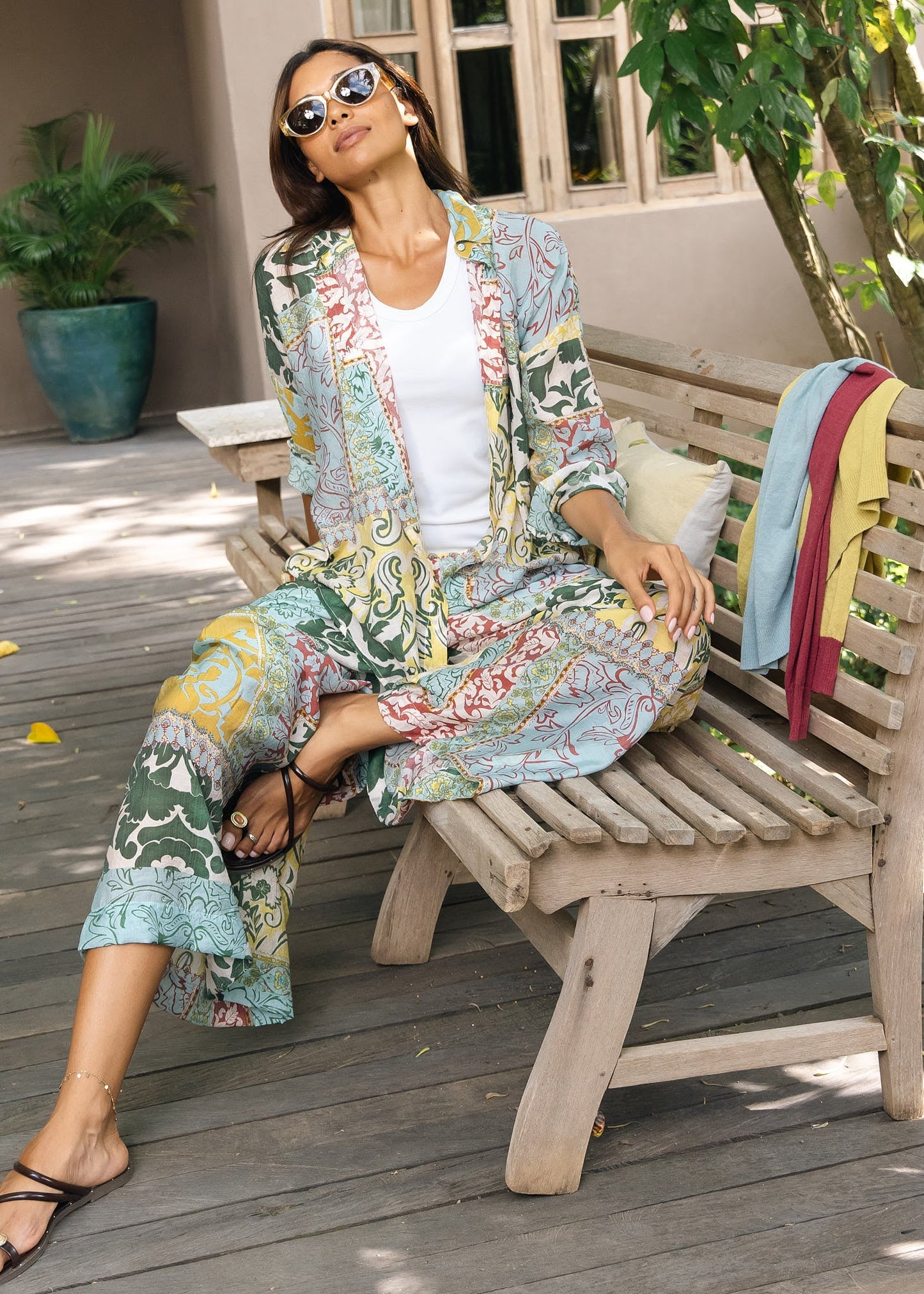 Relaxed Print Shirt Mosaic