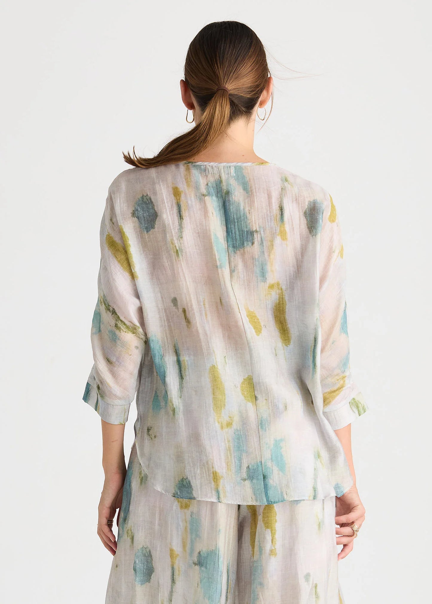 LC8886 Relaxed Print Top MIRAGE