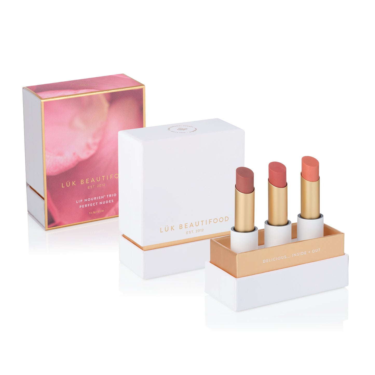 Lip Nourish Trio – Perfect Nudes
