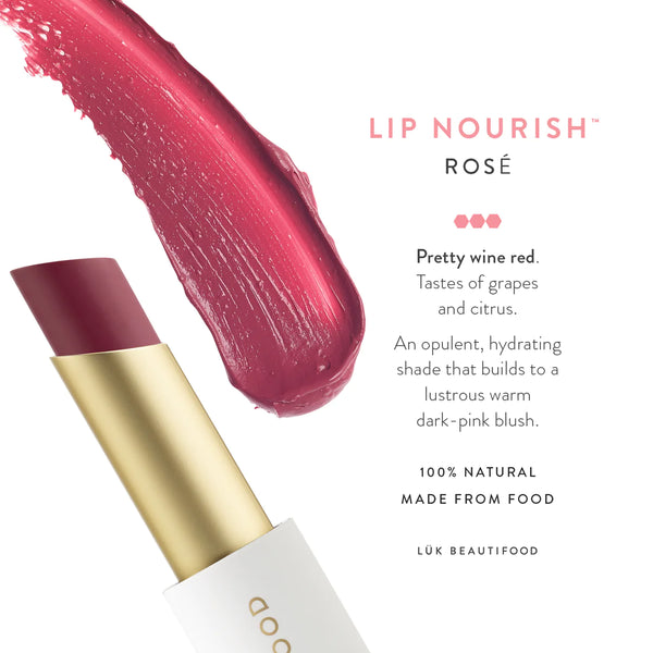 Luk Lip Nourish Natural Lipstick - Rose
