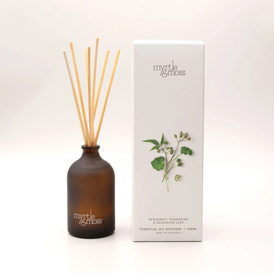 Essential Oil Diffuser Bergamot Rind Tangerine & Geranium Leaf