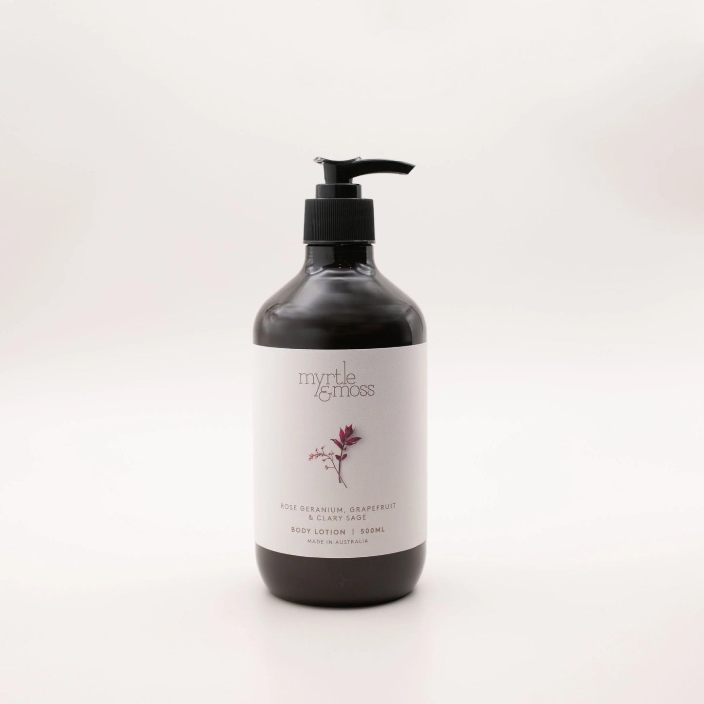 Body Lotion 500ml Rose Geranium Grapefruit & Clary Sage