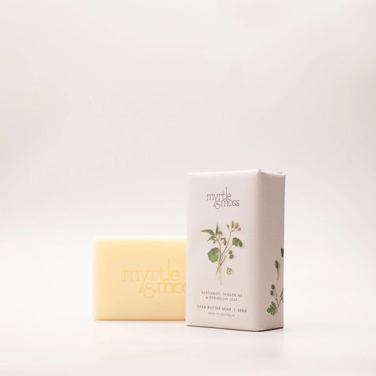 Shea Butter Soap Bergamot Rind Tangerine & Geranium Leaf