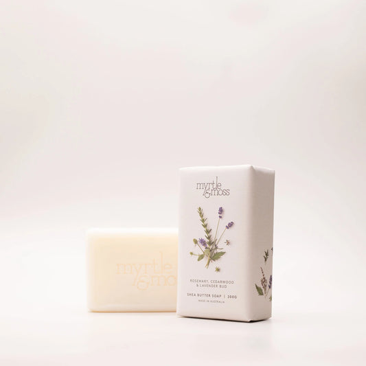 Shea Butter Soap Rosemary Cedarwood & Lavender Bud