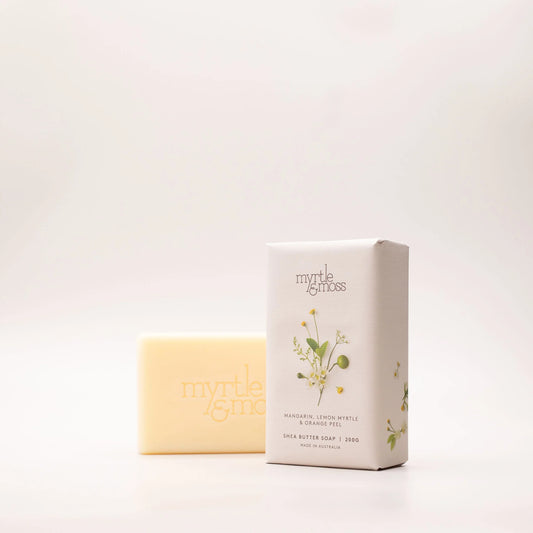 Shea Butter Soap Mandarin Lemon Myrtle & Orange Peel