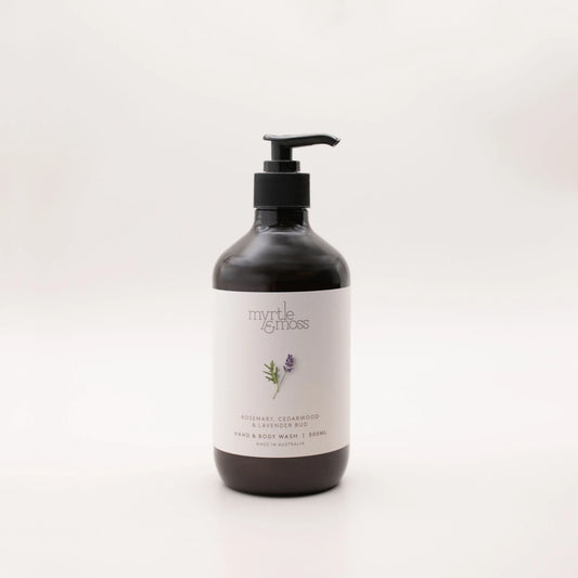 Hand & Body Wash 500ml Rosemary Cedarwood & Lavender Bud