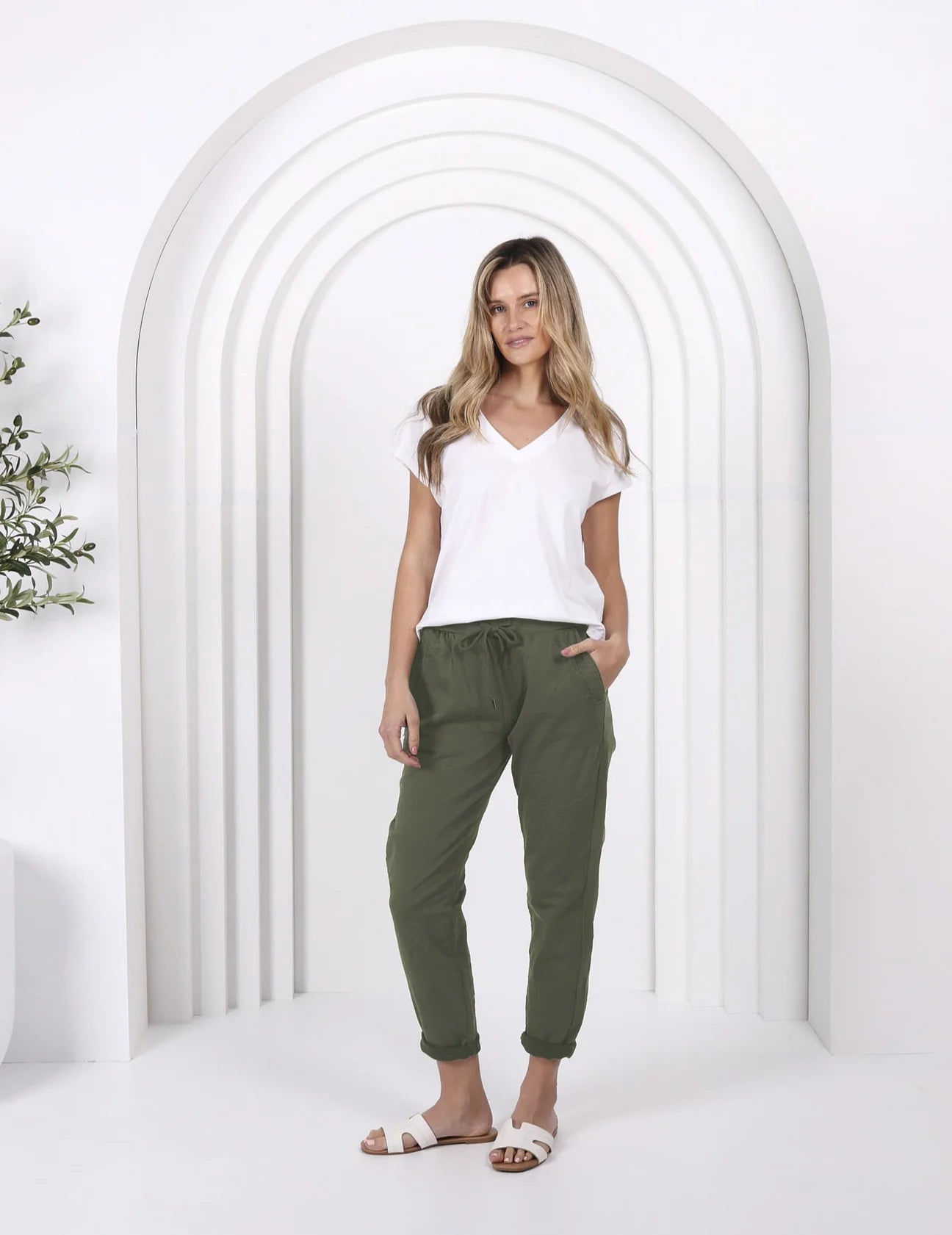 Riley Jogger Khaki