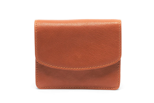 Valerie Small Leather Wallet Tan