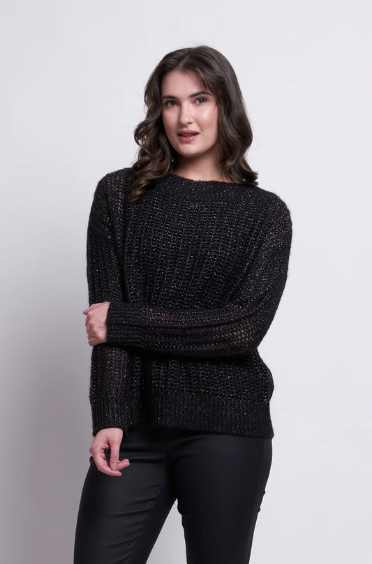 Twinkle Time Sweater Black