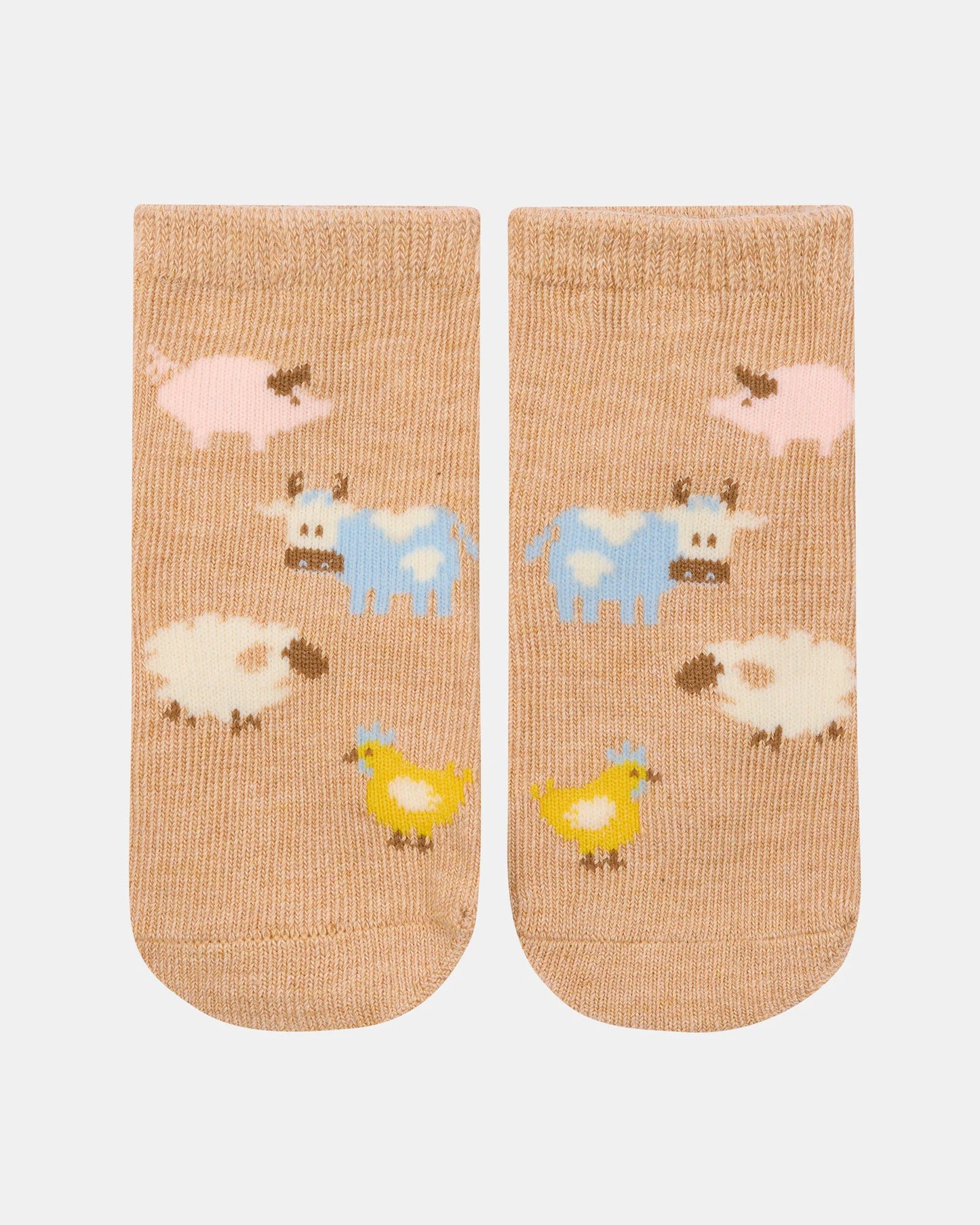 Organic Socks Ankle Jacquard/Farm Buddies