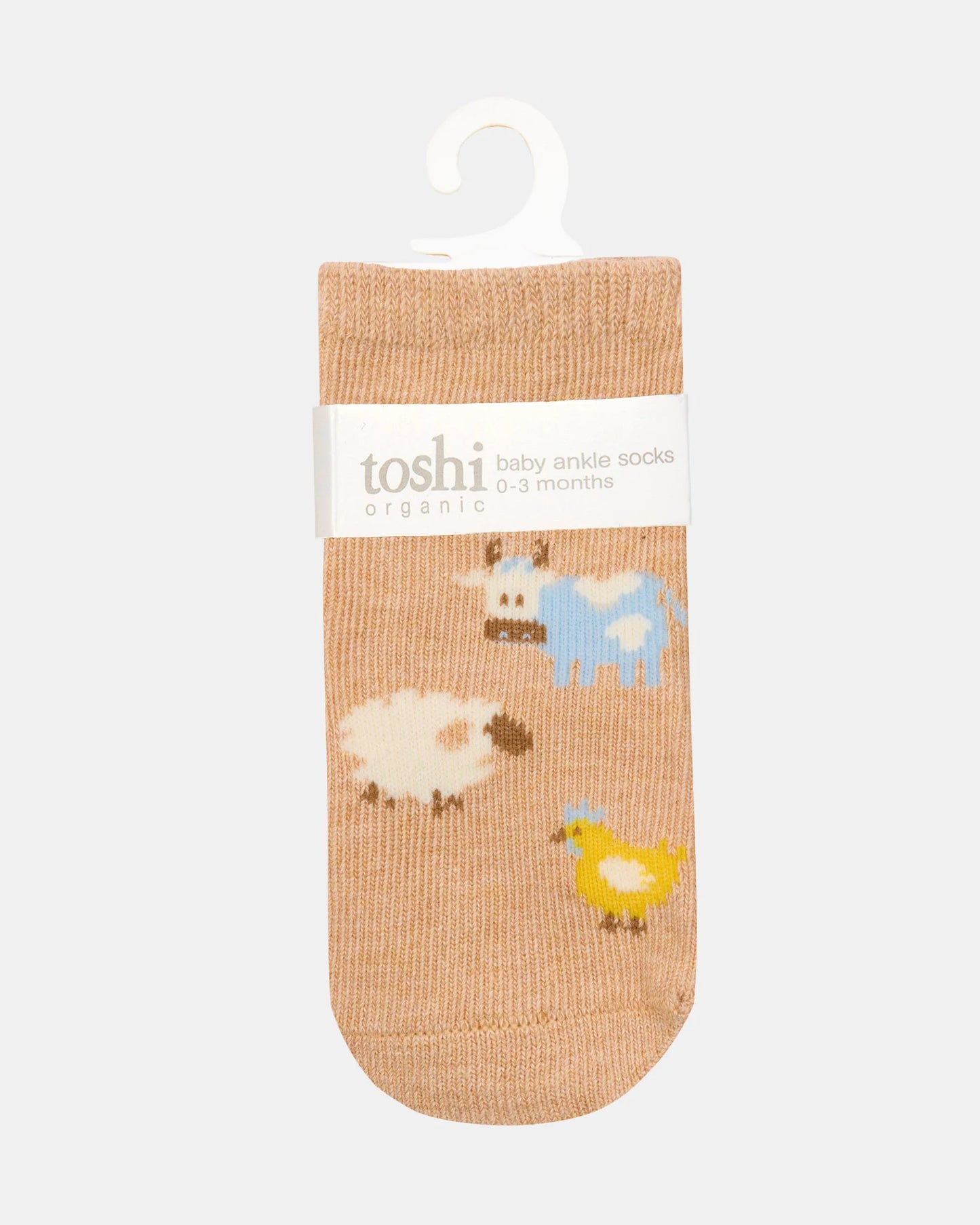 Organic Socks Ankle Jacquard/Farm Buddies