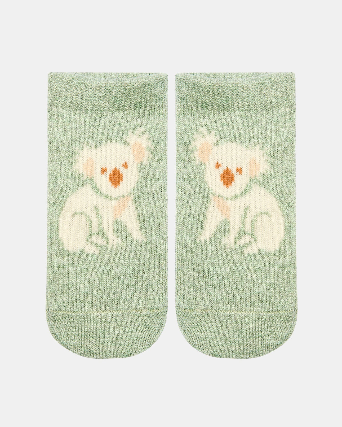 Organic Socks Ankle Jacquard/Koala