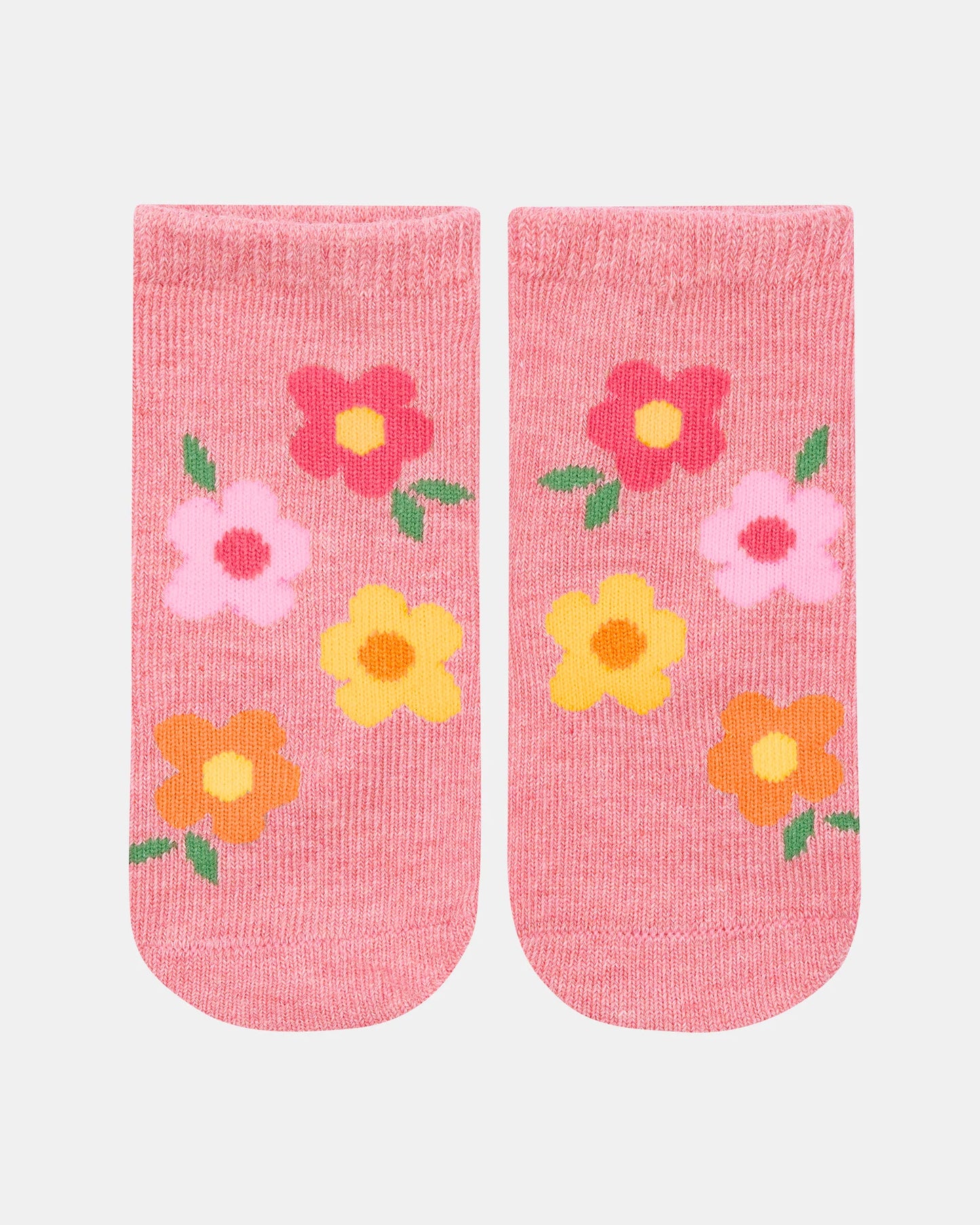 Organic Socks Ankle Jacquard/Rosie Posie