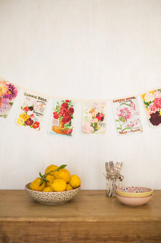 Lazybones Vintage Flower Garland