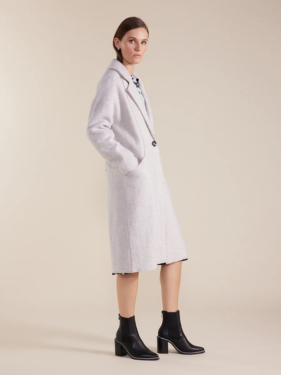 L/S BOILED WOOL COAT