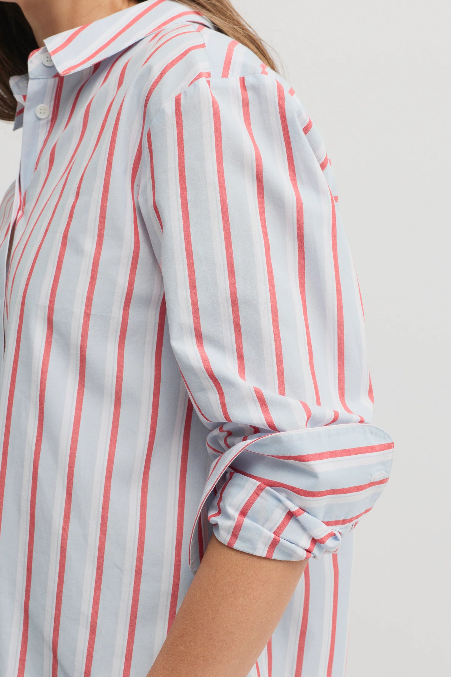 BROADWAY SHIRT Hue/Ruby