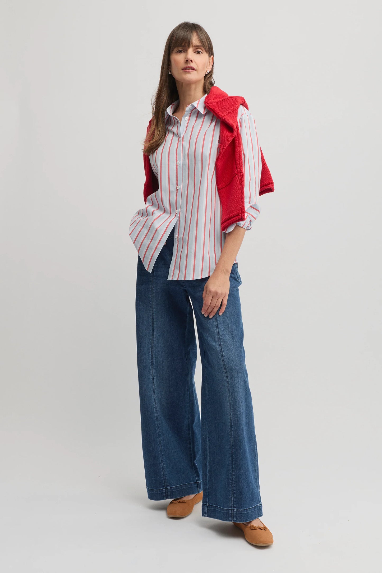 BROADWAY SHIRT Hue/Ruby