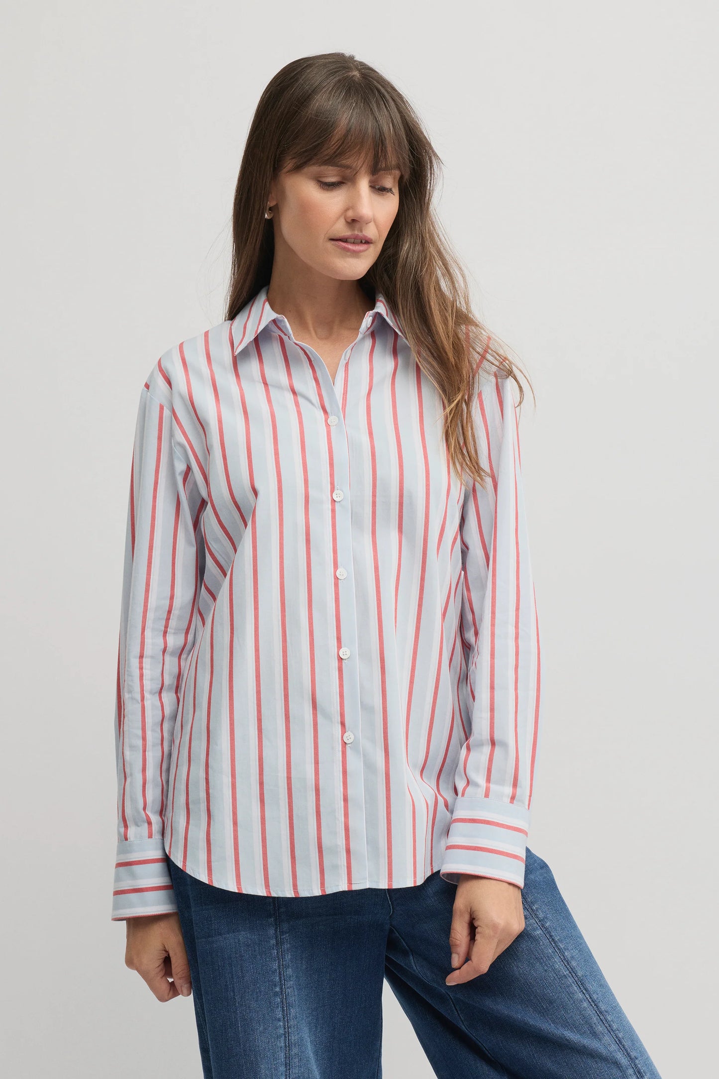BROADWAY SHIRT Hue/Ruby