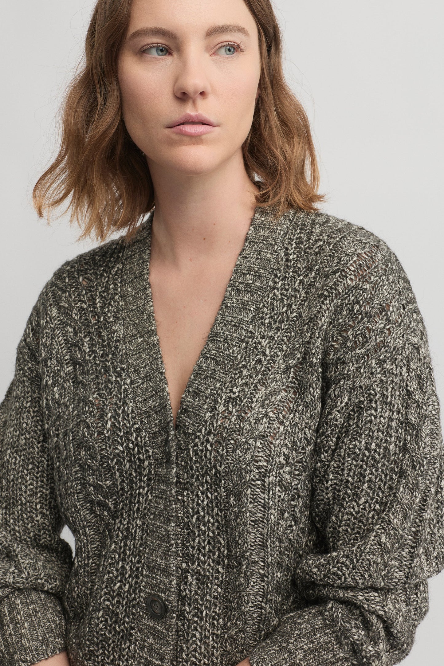 Chateau Cardi Slate Marle