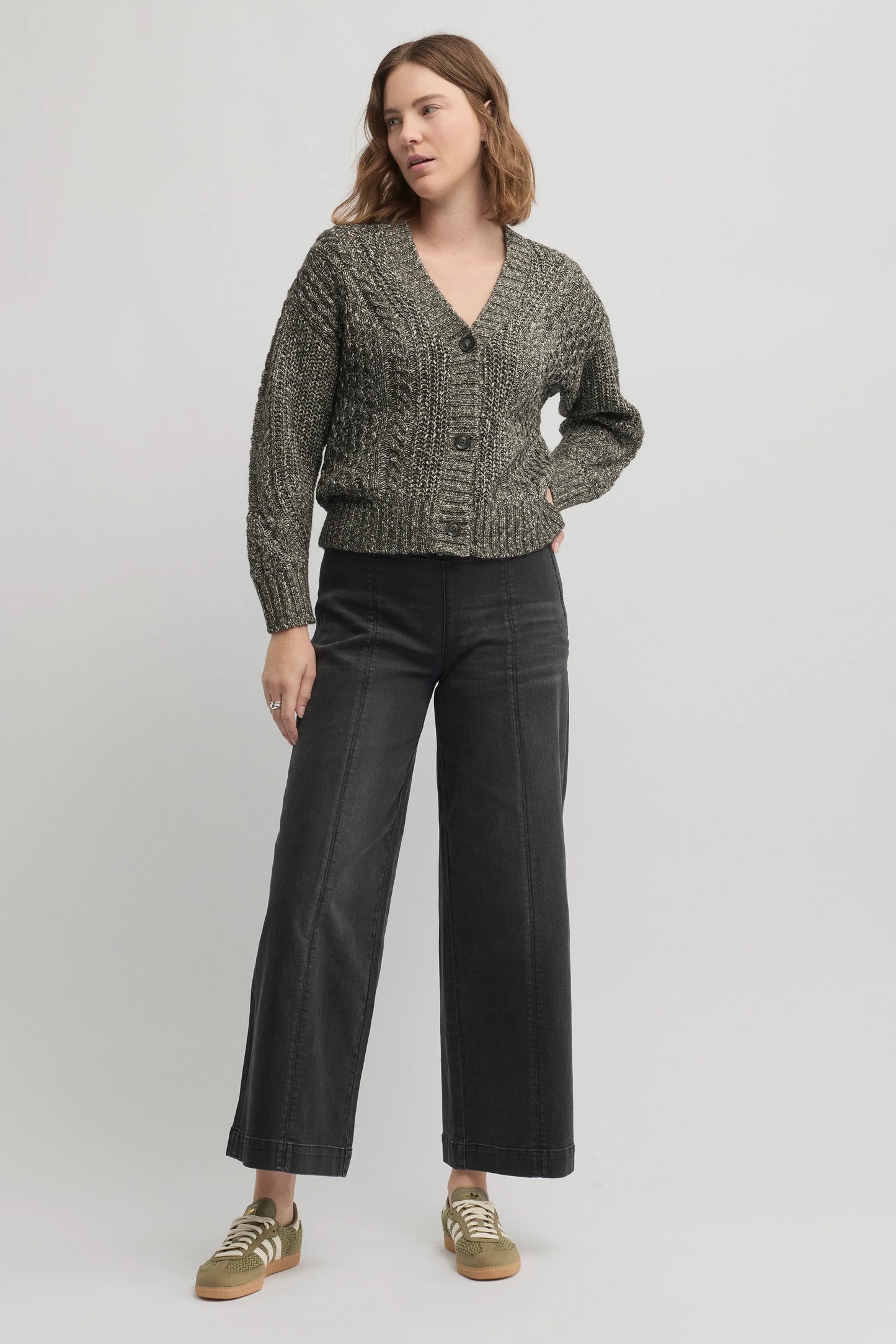 Chateau Cardi Slate Marle