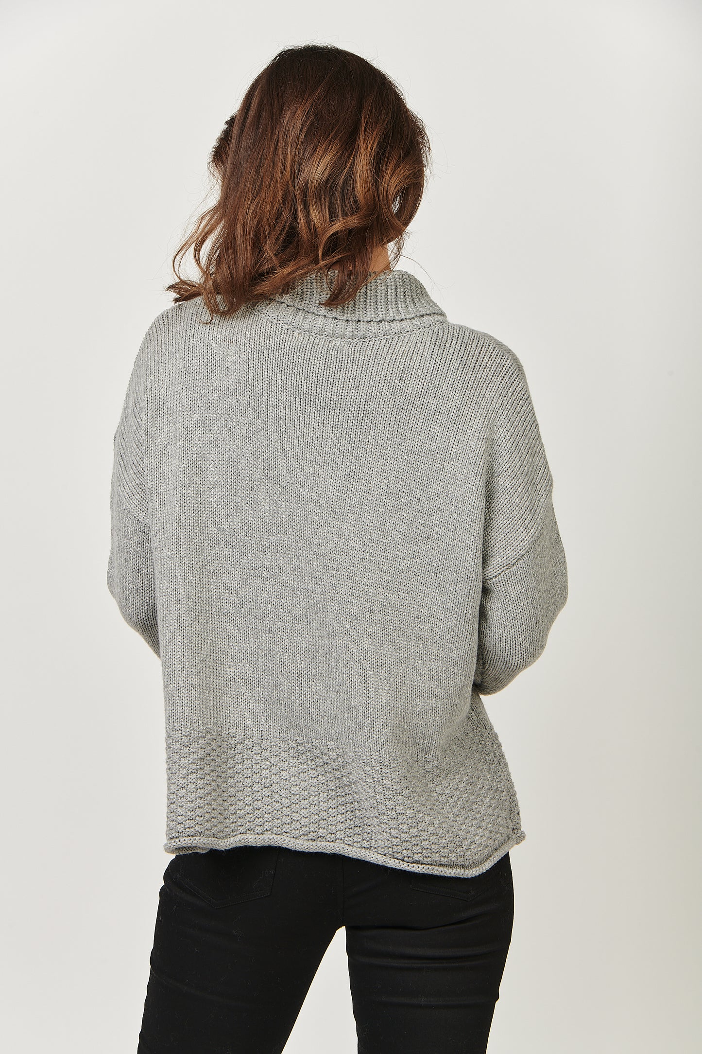 Cashmere Blend Jumper ZO-26 Grey