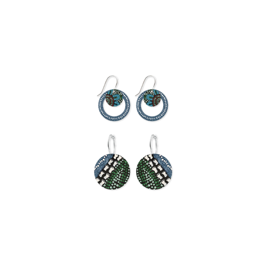 Jellurgal Songlines Circle Mixer Pack Earring