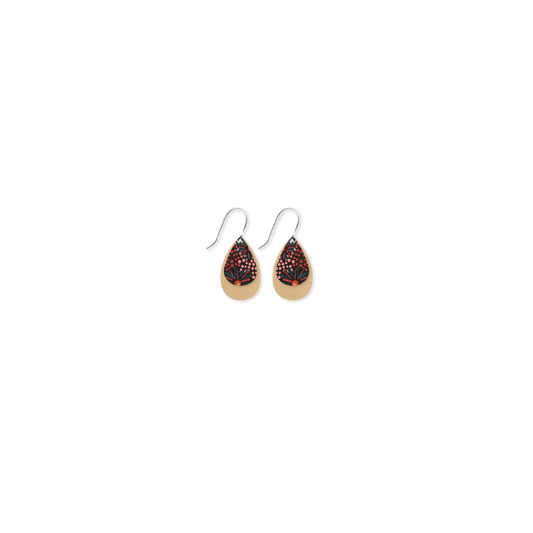 Jellurgal Generations Layered Double Tear Drop Earring